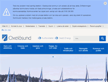 Tablet Screenshot of oxelosund.se